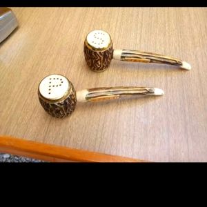 Vintage Plastic Salt and Pepper Shaker's.